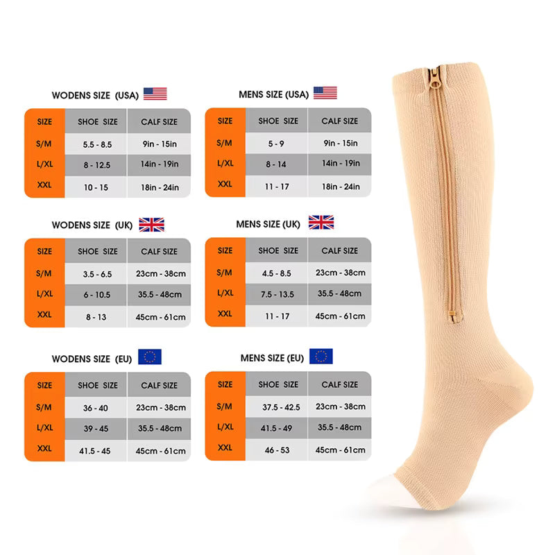 The ZipEase Compression Socks
